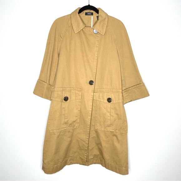 Theory Jackets & Blazers - Theory Tan Trench Coat